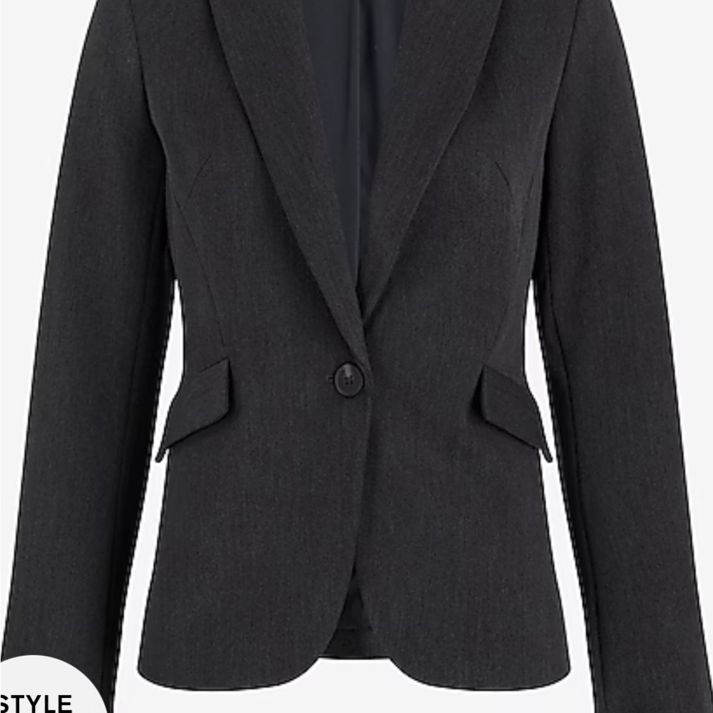 Express One-Button Blazer - image 2